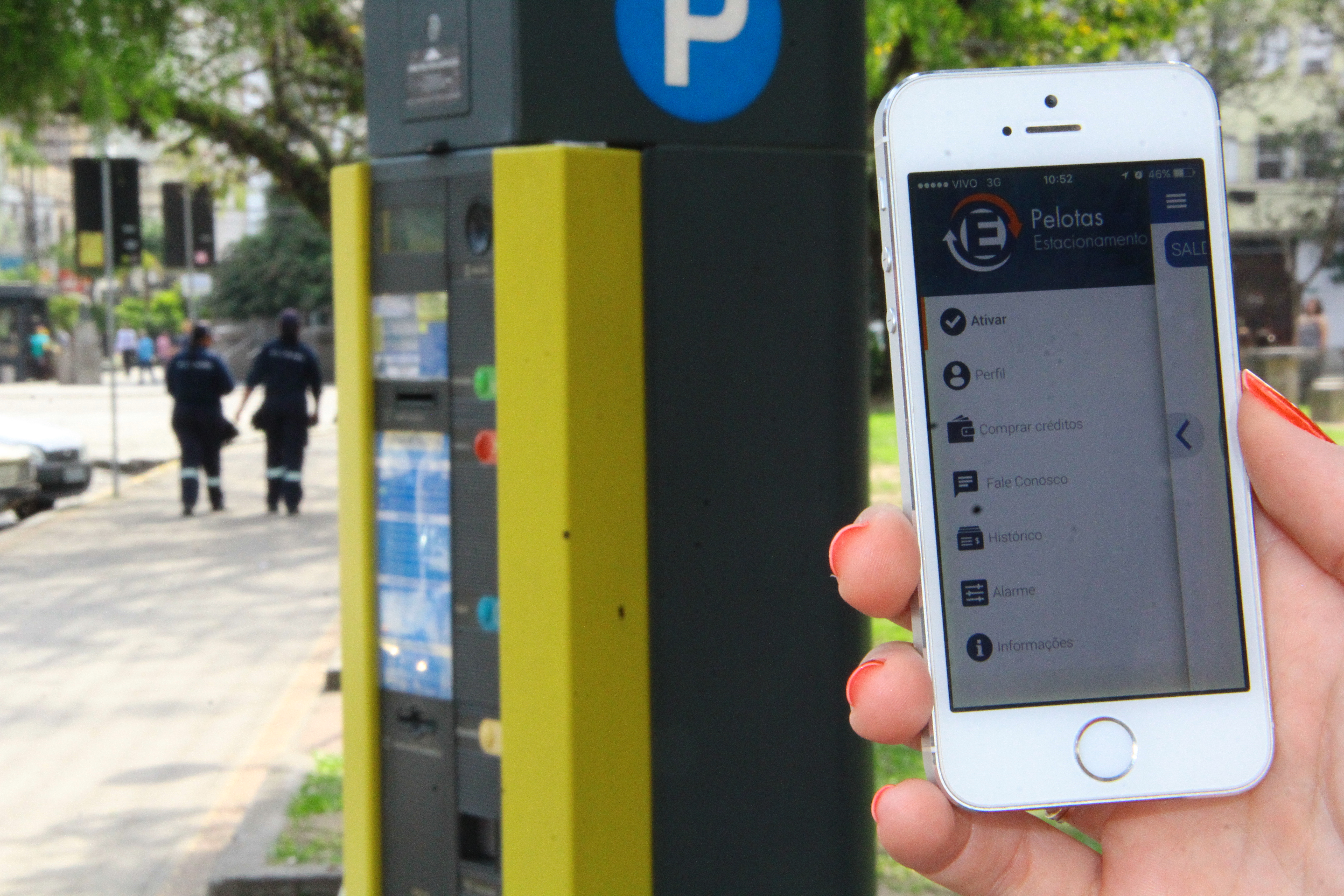 Cuiabá moderniza o rotativo com tíquete eletrônico Digipare